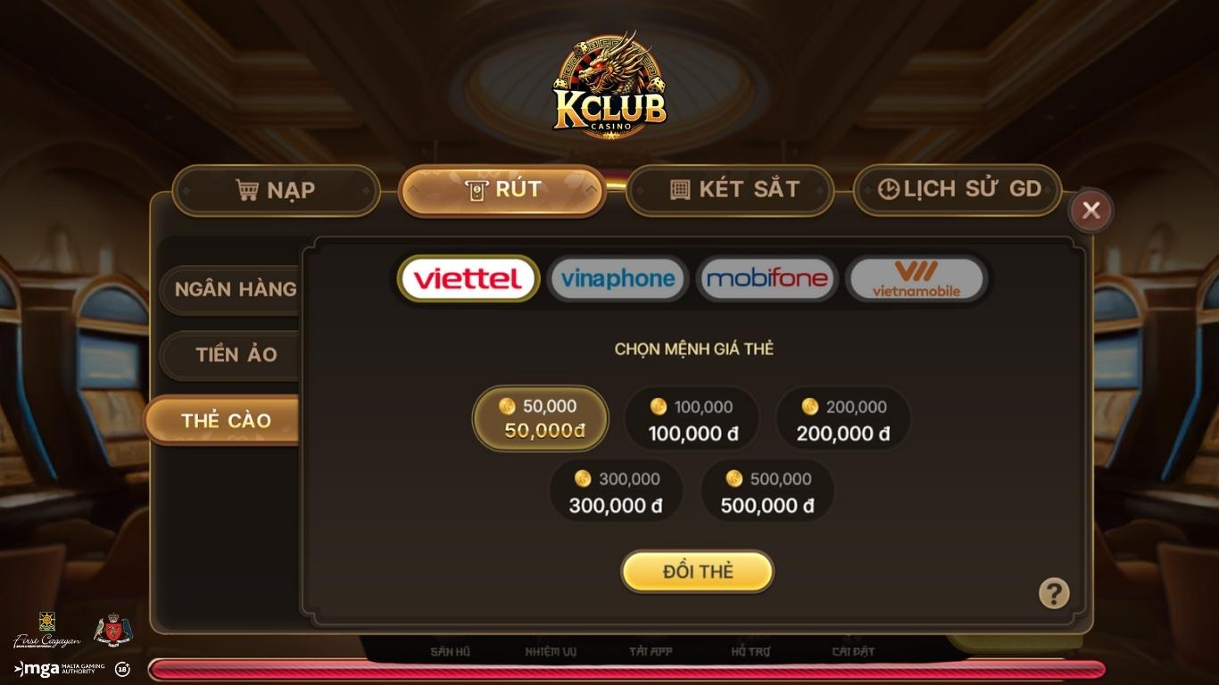 FAQ - Giải đáp câu hỏi thường gặp khi rút tiền tại Kclub